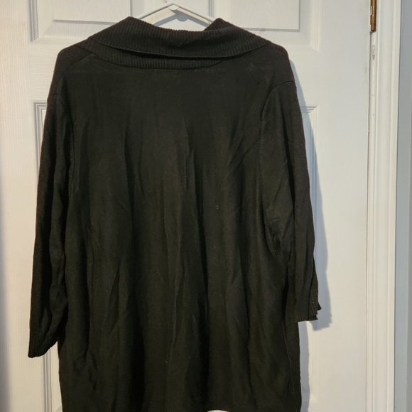 Reitmans Black Cardigan Sweater 2X - Picture 2 of 5